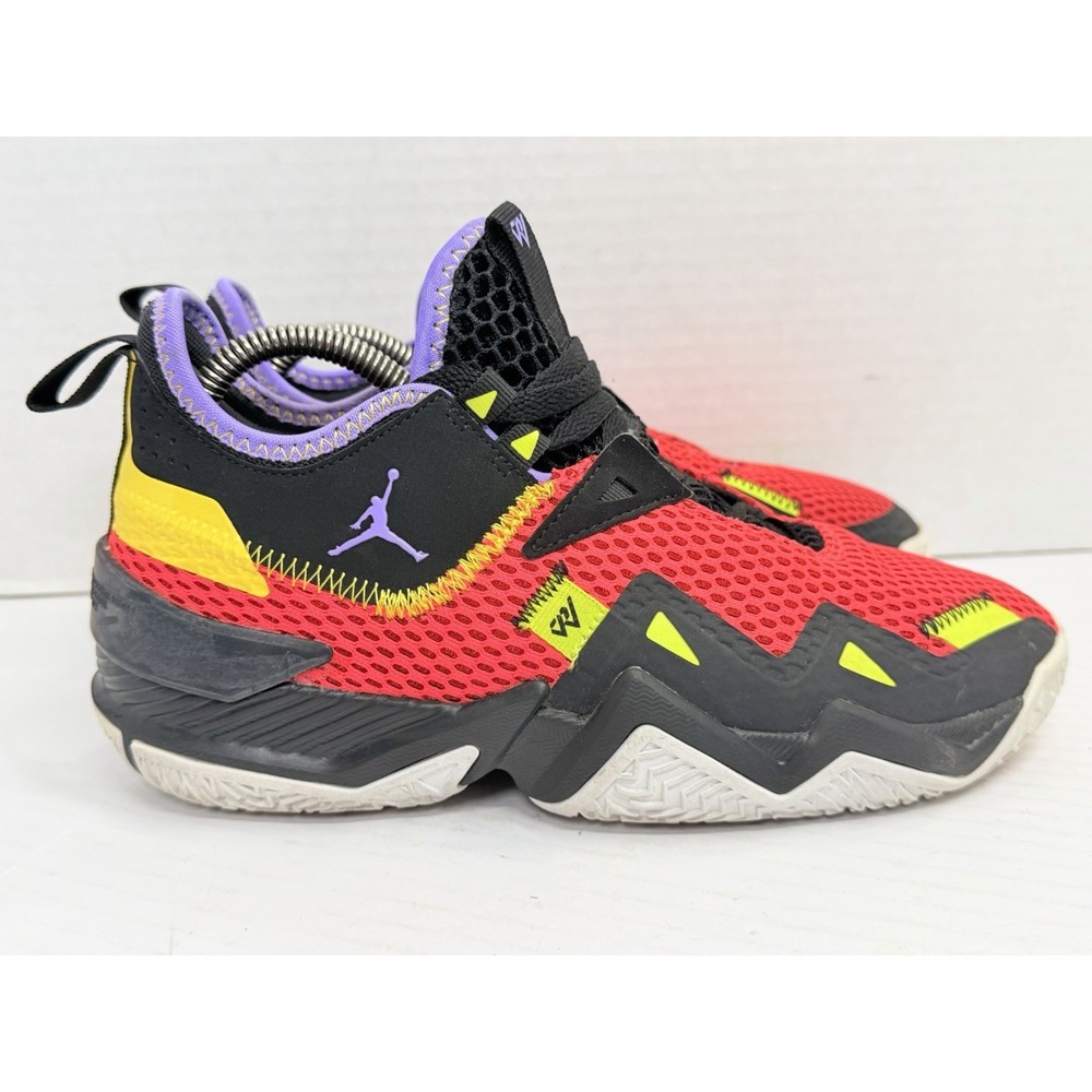 Youth 7Y Nike Jordan Westbrook One Take Sneakers Basketball Shoes Red CJ0955-603